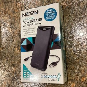 NEW in original box High-Capacity Quick Power Charger Bank wDigital Display